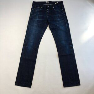 Naked & Famous Skinny Guy Selvedge Button Fly Jeans 32